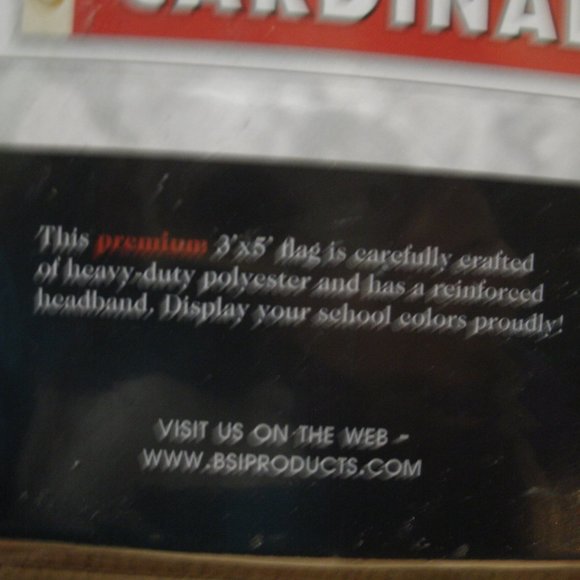 Cardinals 3x5 University of Louisville College Flag - Picture 6 of 9